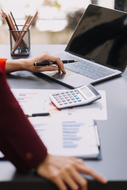 Accountant is analyzing financial statement Finance task